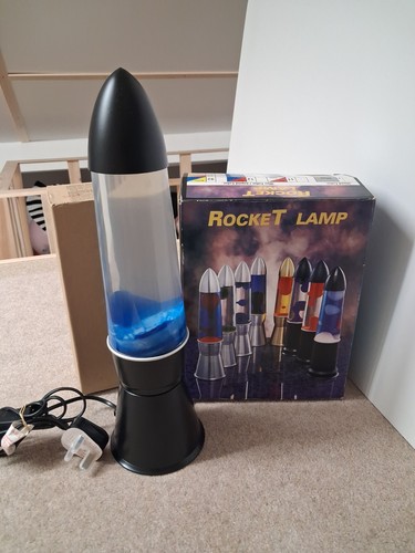 Vintage tall rocket light lava - rocket,
