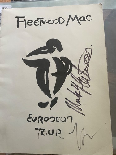 Signed fleetwood mac programme - fleetwood,