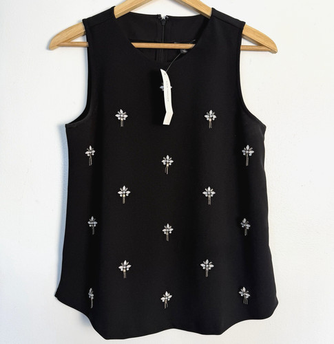 Ann taylor black sleeveless - ann,