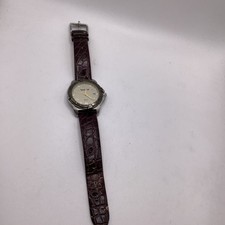 Timberland Men's 80011G Watch Indiglo WR 50m Crocodile Calf Strap Working