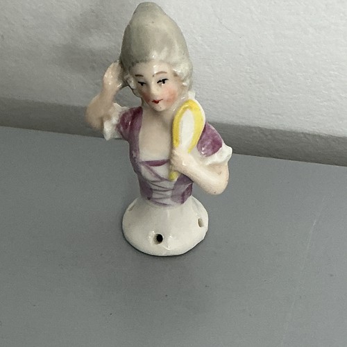 Vintage porcelain pincushion - vintage,