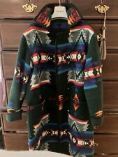 Vintage Navajo Aztec Pendleton Coat Reversible Wool. Full Length. SO Warm. M/L