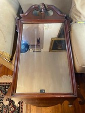 Large Vintage Wood Framed