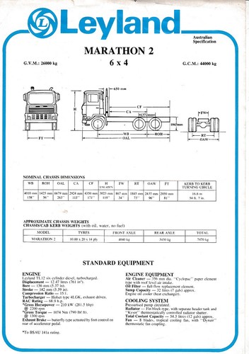 1981 leyland marathon 6x4 - 1981,