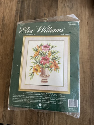 Vintage elsa williams crewel - elsa,