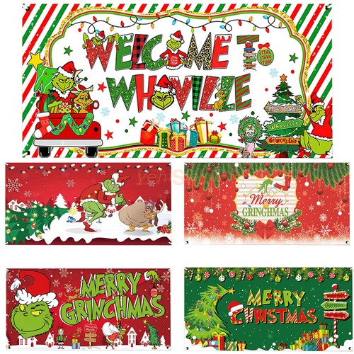 Large christmas holiday banner - large,