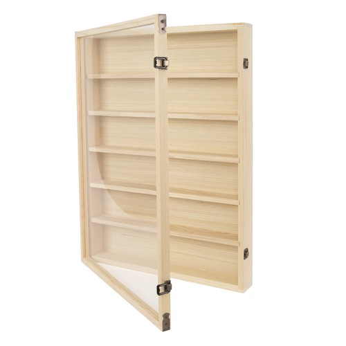 Tier wooden display case - wooden,