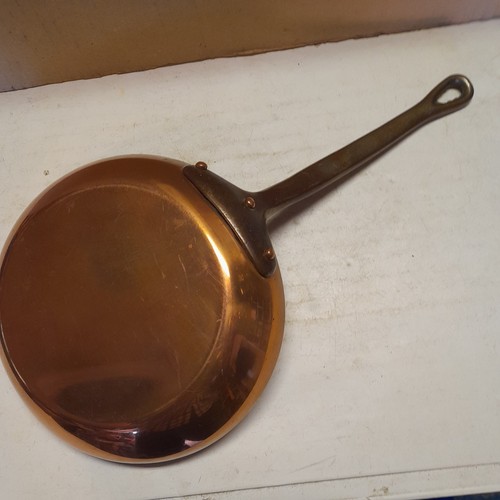Copper frying pan - copper,
