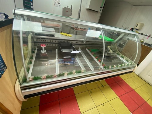 Butchers counter display stand - butchers,