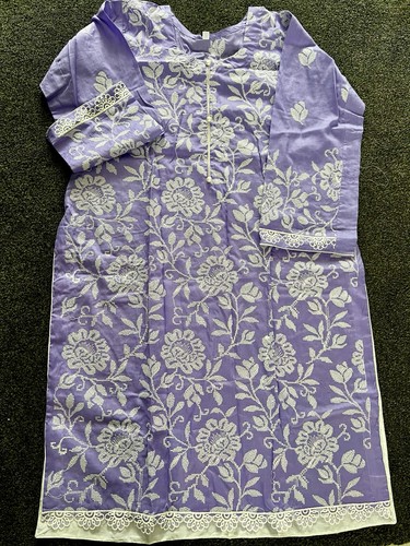 3pcs embroidered summer lawn