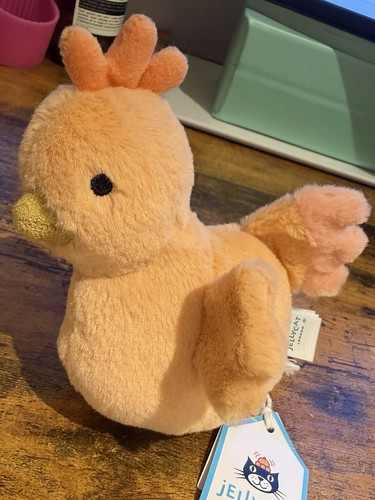 Jellycat fluffy chicken new - fluffy, *new*