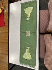 Royal Artillery Embroidered Runner With Crinoline Ladies, A Nice Piece.