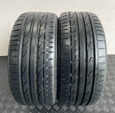 2X 245/40/RF18 93W BRIDGESTONE POTENZA S001 RFT *6.5MM* TESTED RUNFLAT TYRES