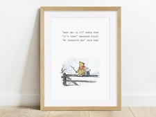 Winnie the Pooh Quote Print