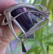 Pat cheney brooch pendant - pat,