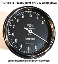 Genuine Smiths 3" Chronometric Tell Tale Tachometer RC 158 0 - 12000 rpm C