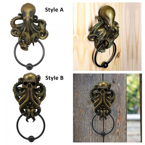 Front door knocker gothic - door,