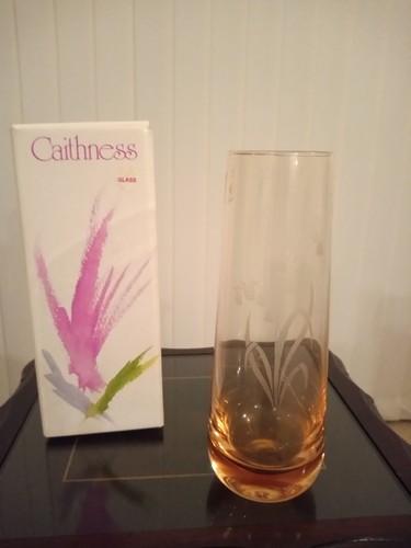 Caithness crystal glass vase - crystal,