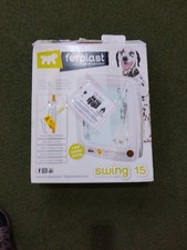 Ferplast Swing 15 4 Way Locking System Universal Fitting Brown Dog Flap