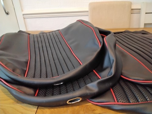 Mgb vinyl seat covers black - seat,