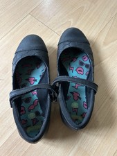 Clark's Bootleg Girls School Shoes Size 3 G/ EUR 35 1/2