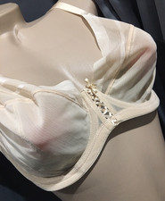 Vtg Nude Sheer Satin Ties