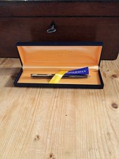Waterman Stylish Ballpoint Pen In Box  Superb Condition Writes Smoothly