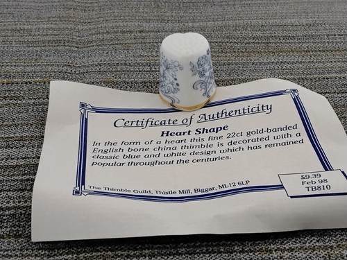 Collectable thimbles heart - thimbles,,