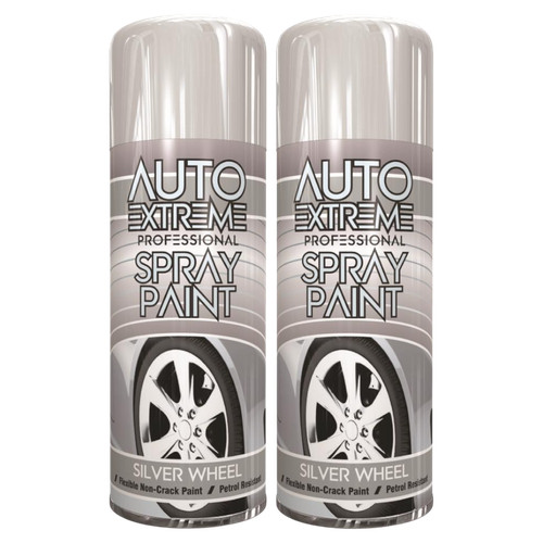 Silver wheel spray paint - silver,