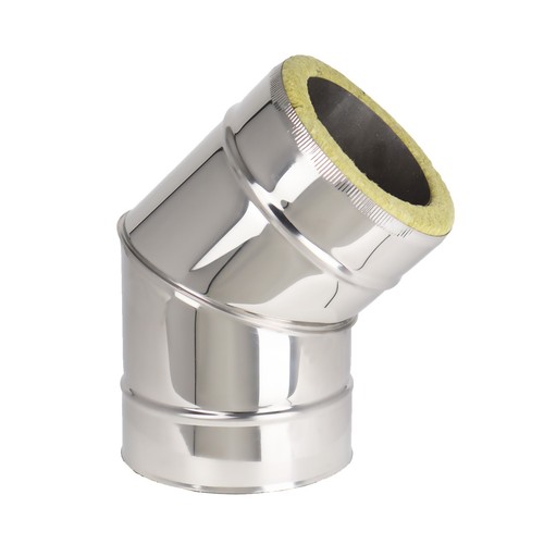 Elbow twin wall - twin, flue