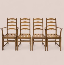 Ercol ladderback dining - 4,