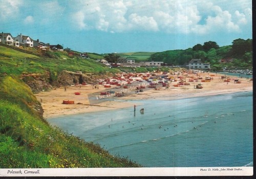 Polzeath cornwall postcard - polzeath,