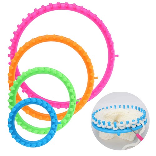 Round knitting loom kit - loom,