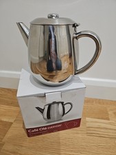 Grunwerg Sheffield England 18 10 Stainless Steel Teapot Coffee Pot