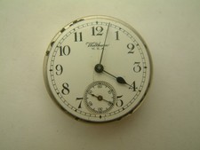 Vintage Gents WALTHAM Hand Winding Wrist watch Movement Not Tested