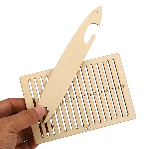 Pcs weaving loom kit wooden - pcs,