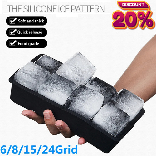 Large silicone ice cube - ice,