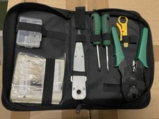 Splinktech RJ45 NETWORK TOOL KIT CABLE CRIMPING CRIMPER TESTER PUNCH DOWN SET