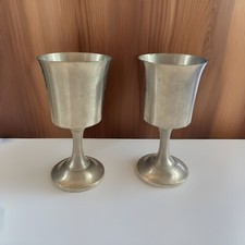 Colonial Pewter Stemmed Goblet