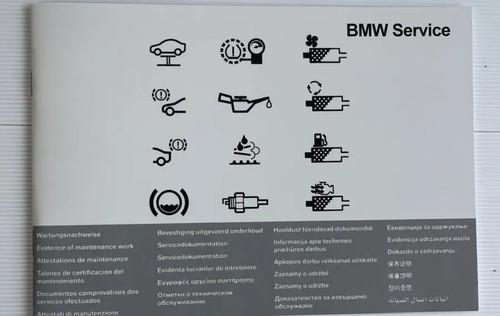 Bmw service book - service,