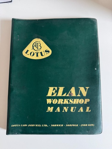 Original lotus elan workshop - original,