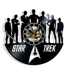 Star Trek Vinyl Wall Clock -