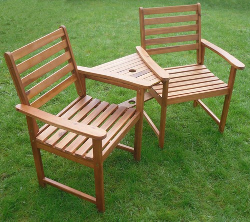 Garden bench corner companion - bench,