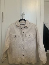 Cream Zara Corduroy Jacket