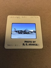 Vintage 1985 SEPECAT Jaguar British Fighter Jet XX756 35mm Slide