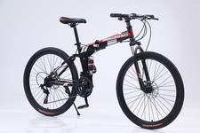26 Inch Black Red Foldable