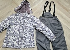 Womens Ski set - Jacket & Salopettes, Size 12, Mountain Warehouse, Pre-loved