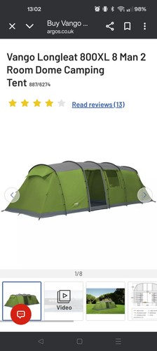 Vango longleat 800 person - 800, xl
