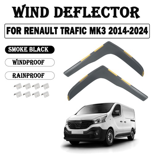 Wind deflectors for renault - 2x,