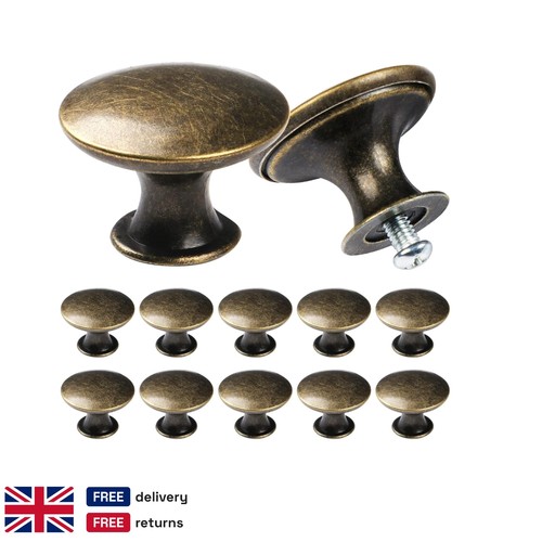 Antique bronze drawer knobs - bronze,